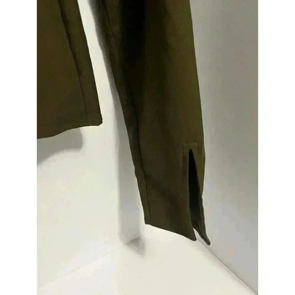 Zara Olive Green Long Sleeve Shirt - Picture 4 of 10